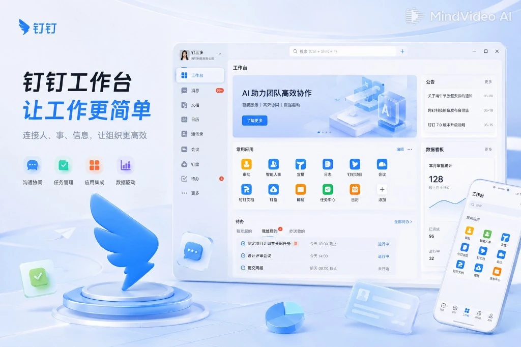 钉钉官网AI协同办公与让组织运转更聪明